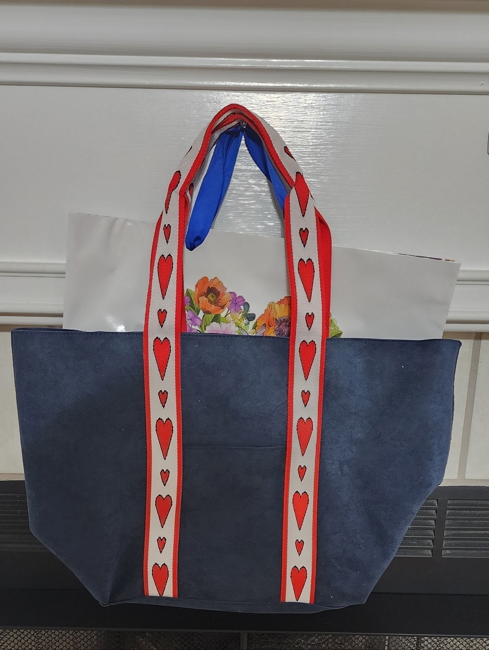 Brighton Velveteen Love Tote - Picture 4 of 6